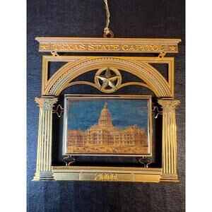 2001 Texas State Capitol Ornament STATE CAPITOL BUILDING ~ No Booklet or Box